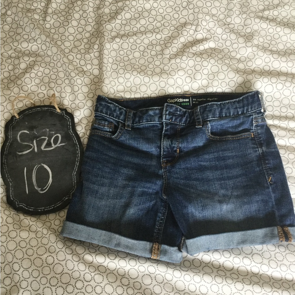 GAP Kids Dark Blue Denim Shorts